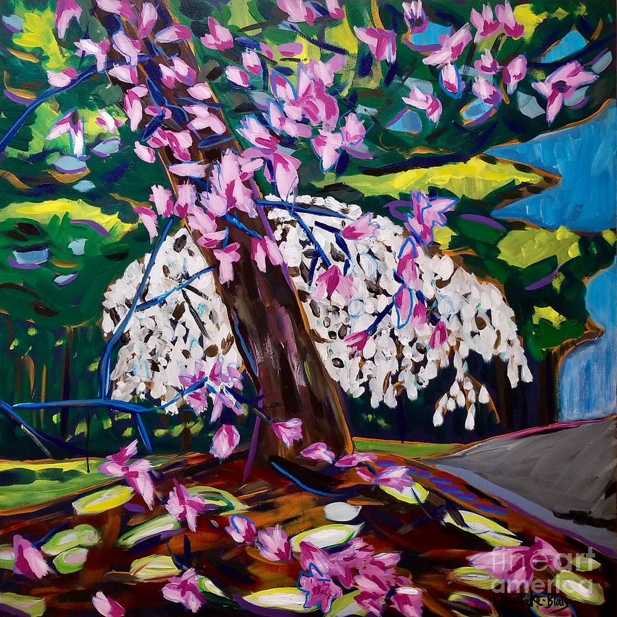Spring Snippet Painting by Catherine Gruetzke-Blais