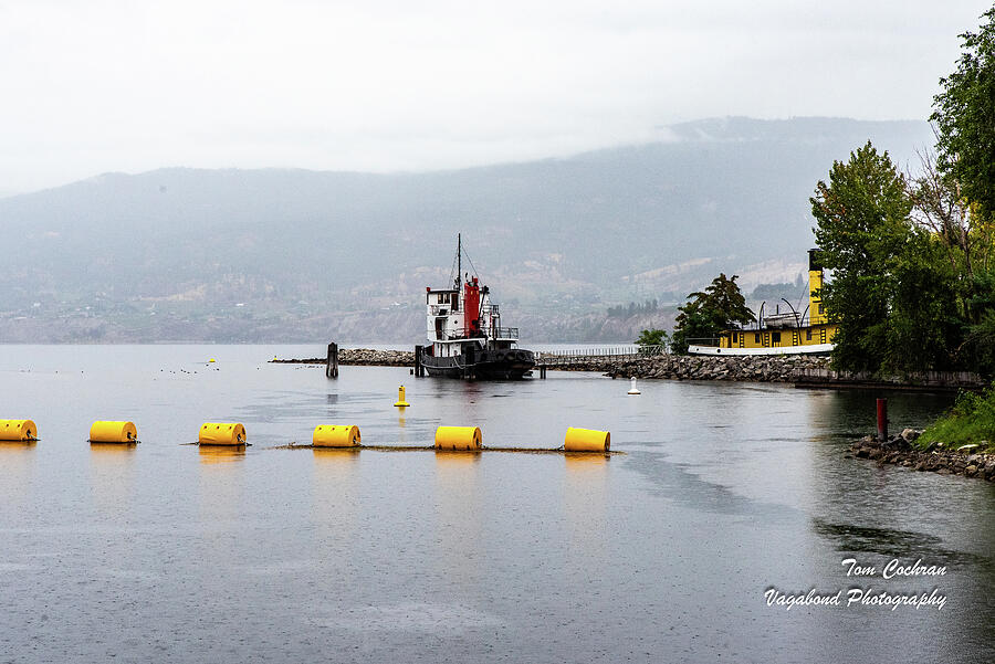Tug No 6 and Yellow Floats Photograph by Tom Cochran