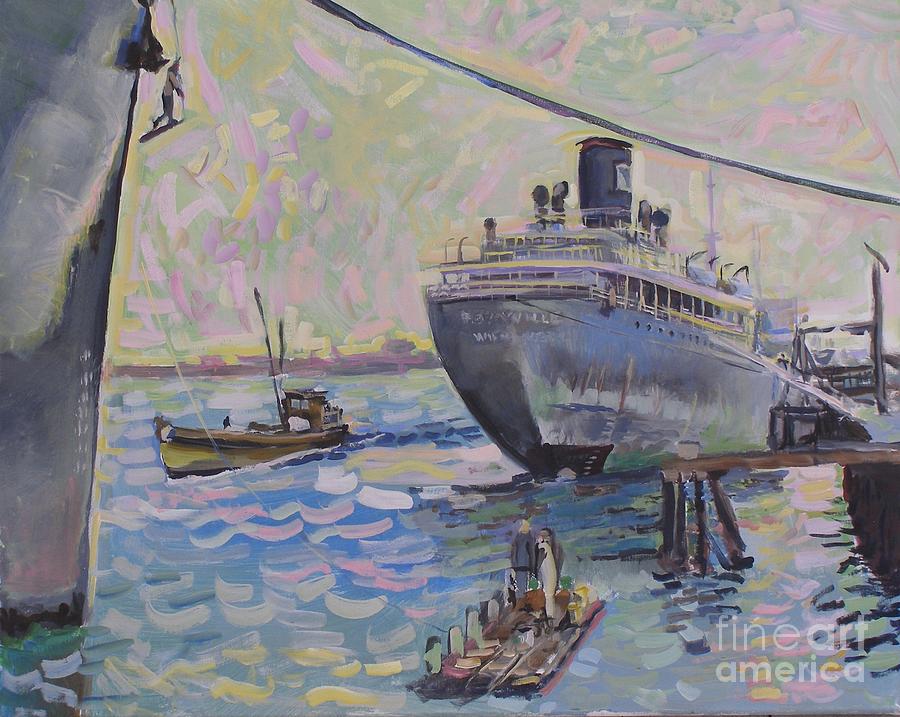 SS Perryville Painting by Marc Poirier