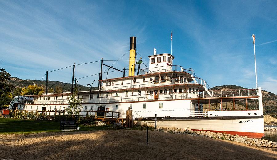 SS Sicamous at Penticton Photograph by Tom Cochran