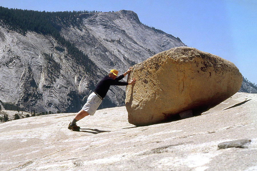 Sisyphus at Yosemite Photograph by Jerry Griffin