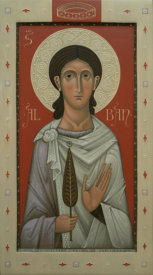 St Alban Mixed Media by Olga Shalamova St Alban Mixed Media by Olga Shalamova