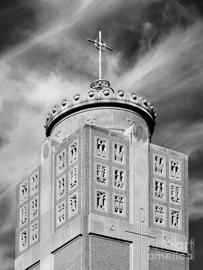 Davenport Photograph - St. Ambrose University Christ the King Chapel by University Icons