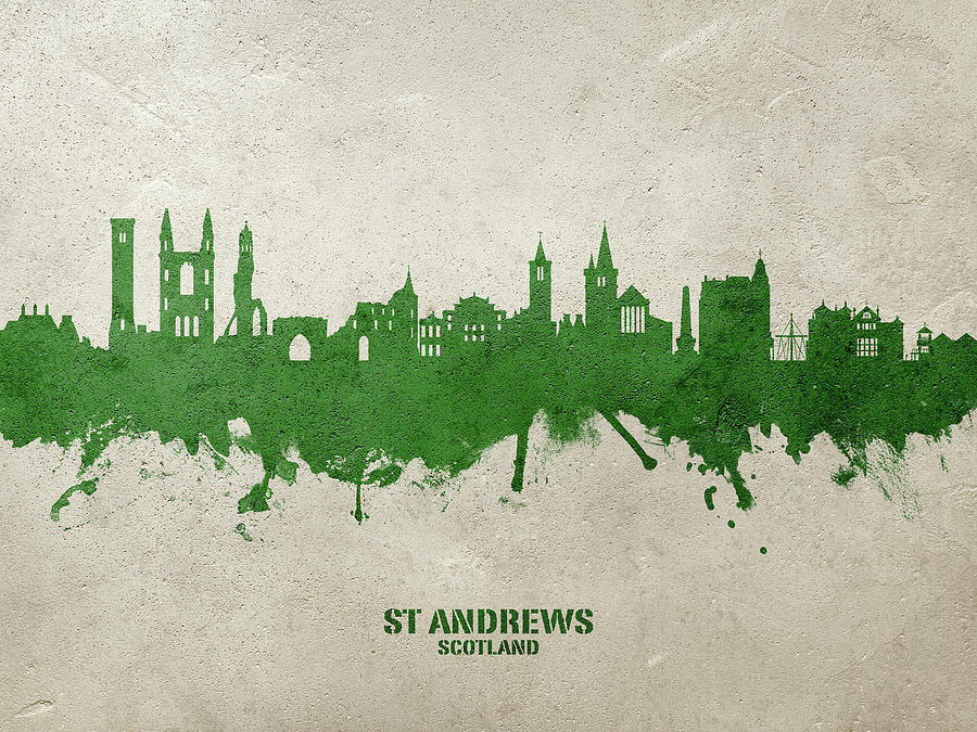St Andrews Scotland Skyline #68 Digital Art by Michael Tompsett