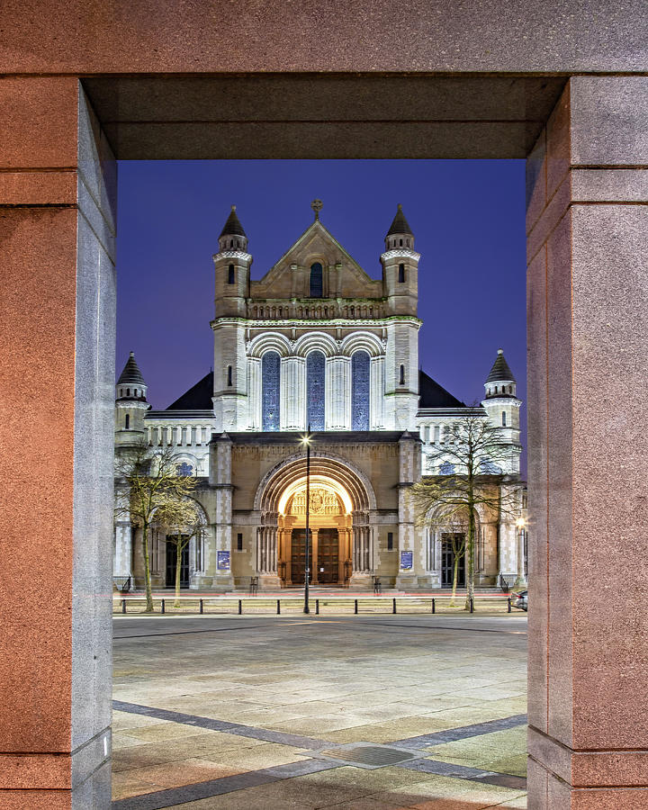 Architecture Photograph - St Annes Cathedral - Belfast by Barry O Carroll