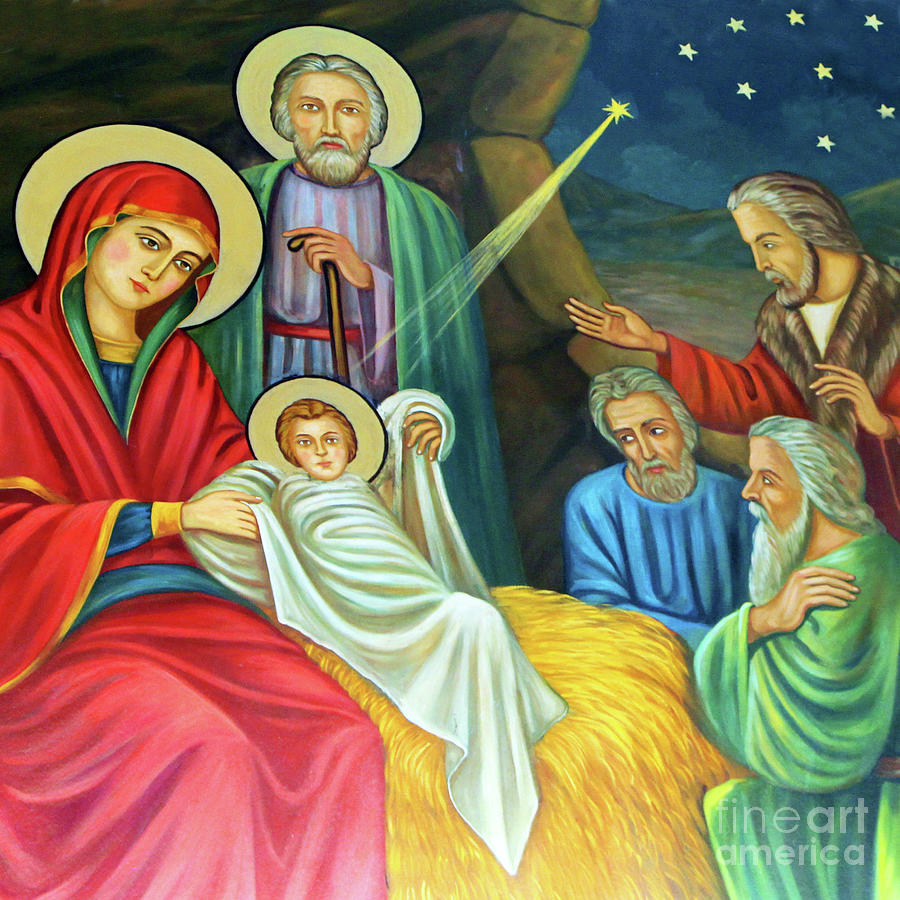St. Anthony Coptic church Nativity Scene Photograph by Munir Alawi