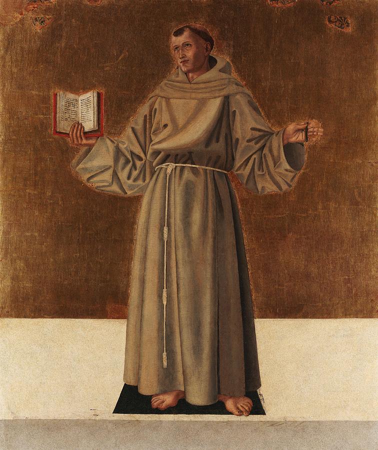 St. Anthony Of Padua Painting - St  Anthony of Padua  by Master of San Giovanni da Capestrano