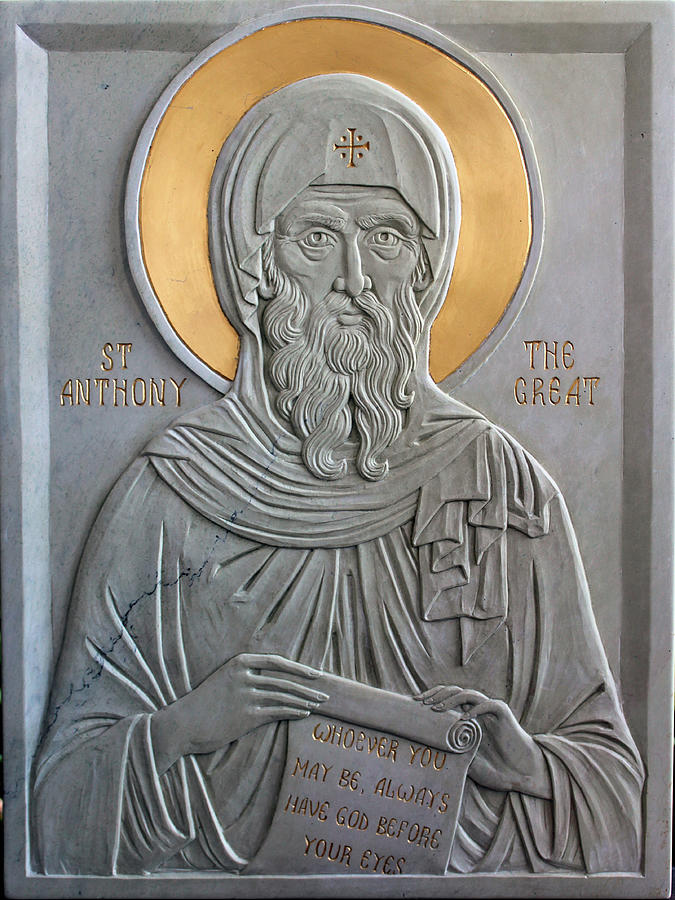 St-Anthony the Great Relief by Jonathan Pageau St-Anthony the Great Relief by Jonathan Pageau