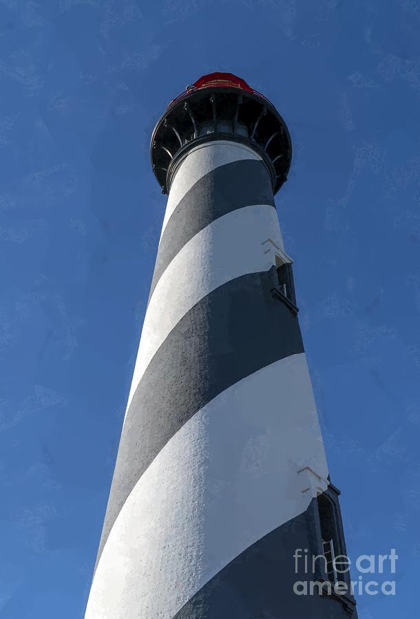 St Augustine Lighthouse and Maritime Museum at St Augustine Beach, Florida, USA Photograph by William Kuta