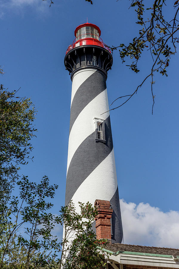St. Augustine Lighthouse Photograph by John A Megaw