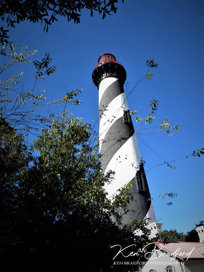 Summer Photograph - St Augustine Lighthouse by Ken Bradford
