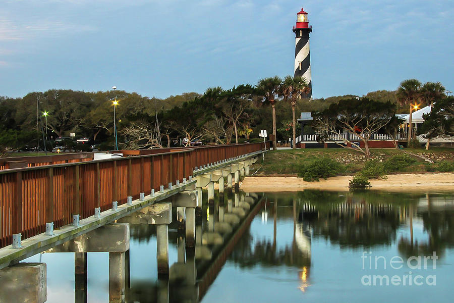 Lighthouse Photograph - St Augustine Lighthouse by Scott Moore
