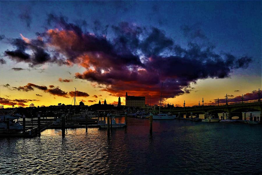 St Augustine on Fire Photograph by Nick Carroll - Fine Art America