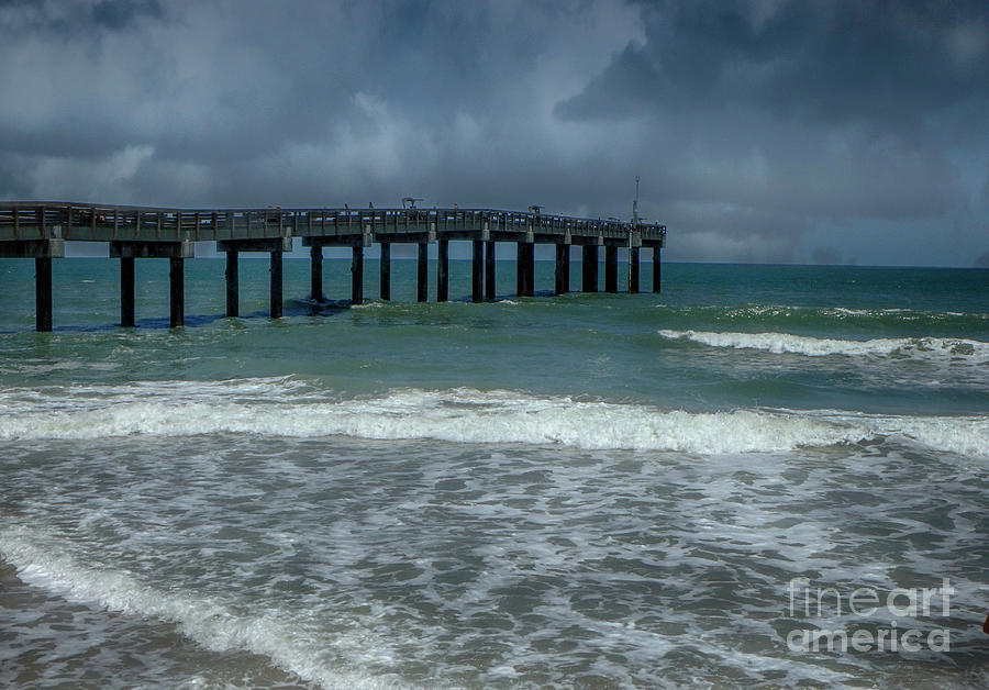 St. Augustine Pier Photograph by Judy Hall-Folde