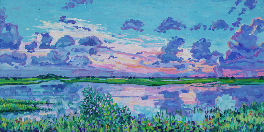 St. Augustine Sunset Painting by Heather Nagy