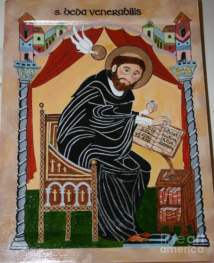St. Bede Painting by Sherrie Winstead