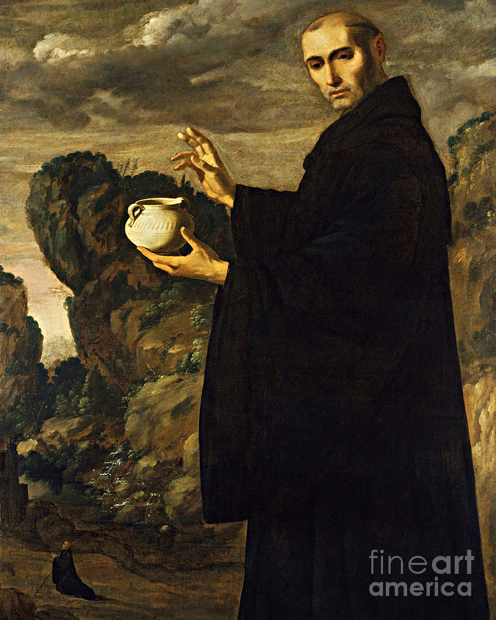 St. Benedict of Nursia - CZBNU                             Painting by Francisco de Zurbaran