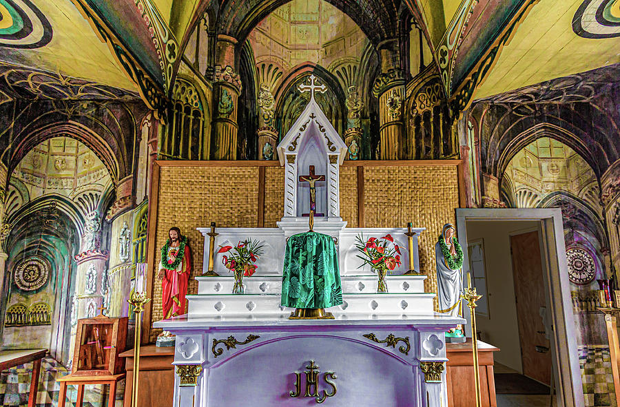 St Benedicts Painted Church Photograph by Pheasant Run Gallery