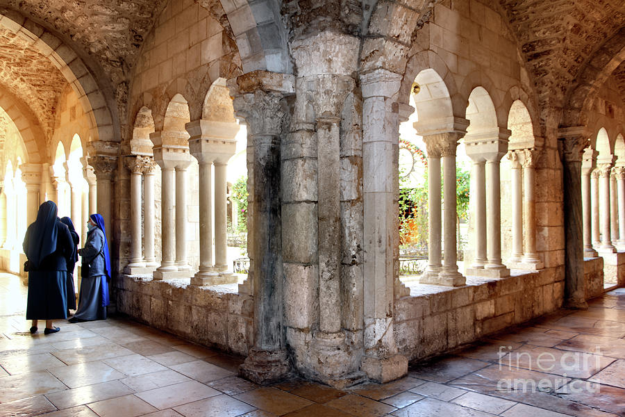 St. Catherine Church Arches and Pillars Photograph by Munir Alawi