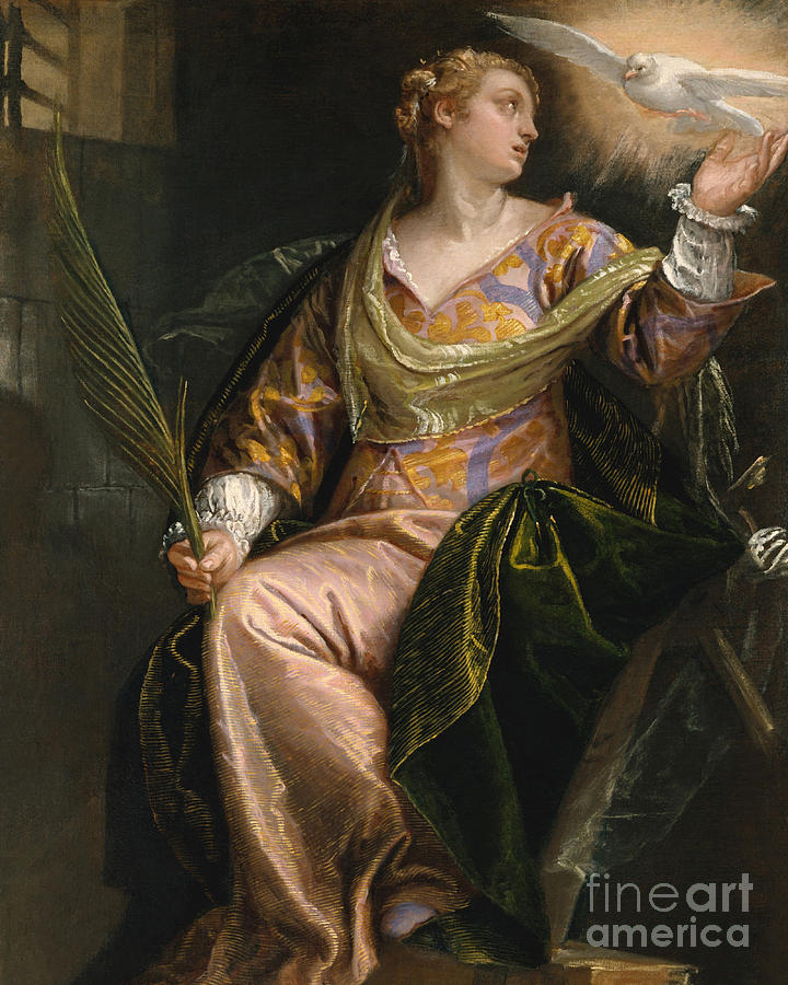 St. Catherine of Alexandria in Prison - CZCAP                                                       Painting by Paolo Veronese