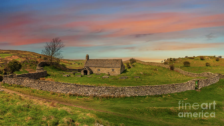St Celynins Church Sunset Photograph by Adrian Evans