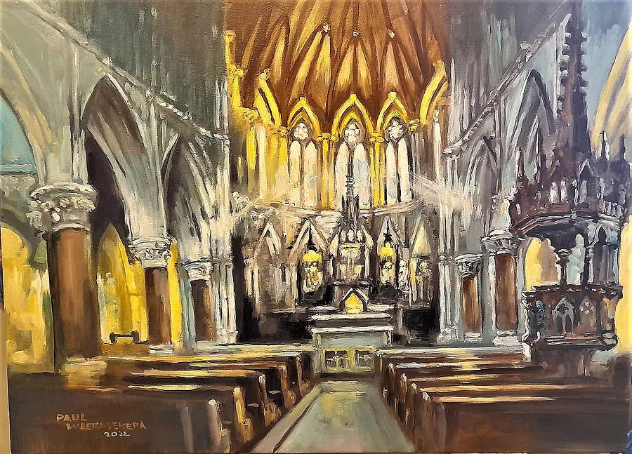 St  Colmans  Cathedral  Cobh  Co  Cork  Ireland Painting by Paul Weerasekera