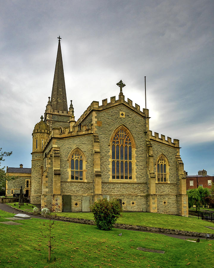 St Columbs Cathedral Photograph by Mark Llewellyn