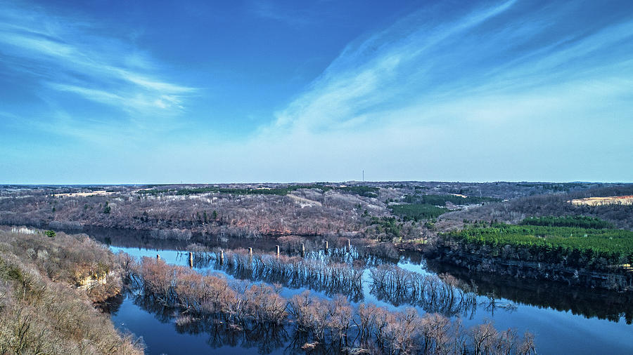St Croix River Valley Spring Scenary  Photograph by Greg Schulz Pictures Over Stillwater