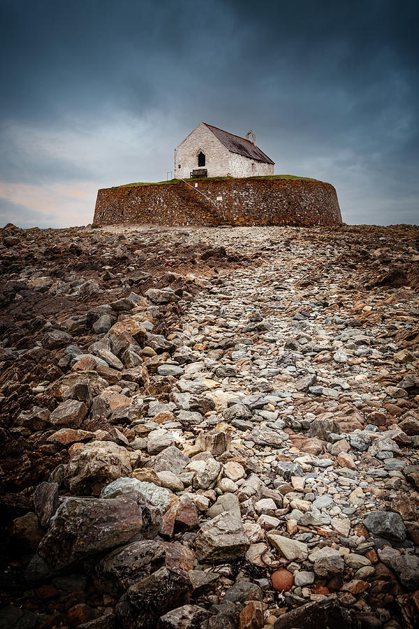 St Cwyfans Church, Anglesey, North Wales Photograph by Victoria Ashman