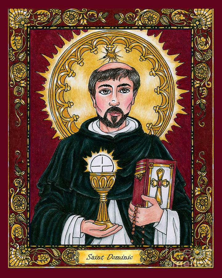St. Dominic - BNSDF Painting by Brenda Nippert