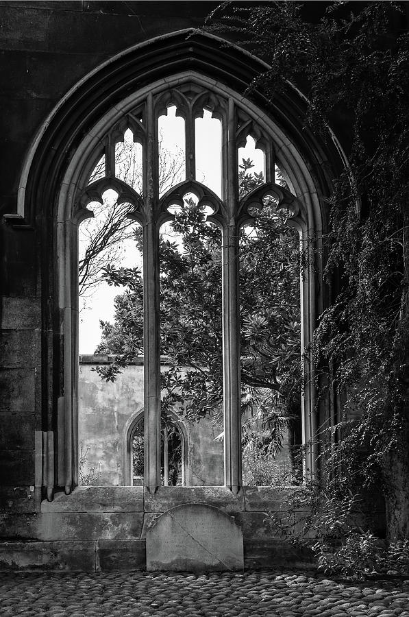 St Dunstan in the East Gothic Window  Photograph by Georgia Clare