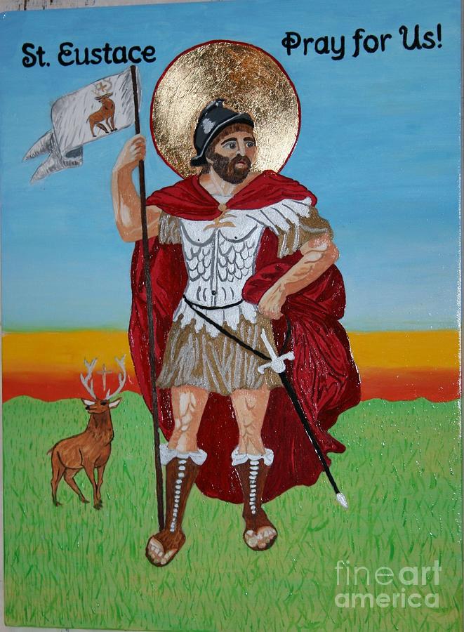 St. Eustace Painting by Sherrie Winstead