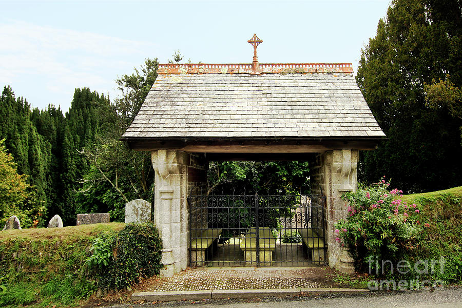 St Feock Lych Gate Photograph by Terri Waters