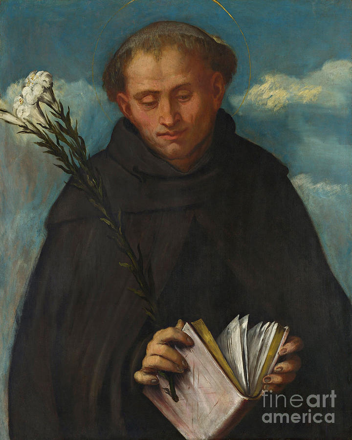St. Filippo Benizi - CZFIB Painting by Girolamo Romanino