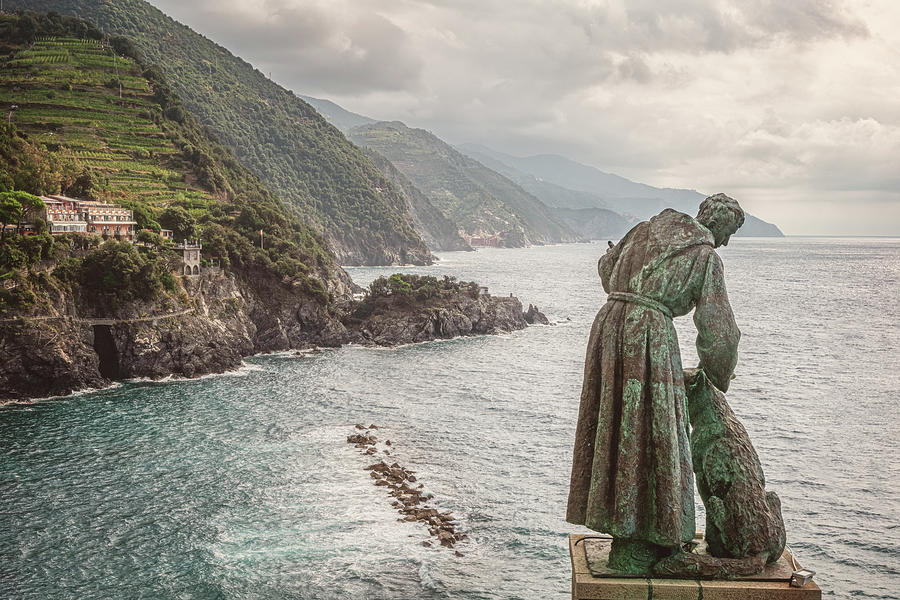 St Francis And His Wolf Monterosso Cinque Terre Italy Photograph