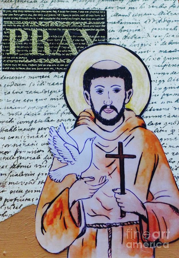 St. Francis Painting by Melinda Etzold