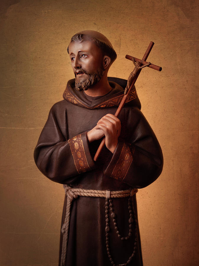 St. Francis of Assisi Photograph by Karen Varnas