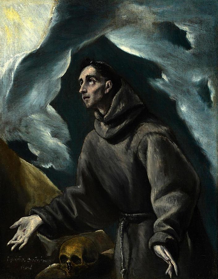 St Francis receiving the Stigmata Painting by El Greco - Fine Art America