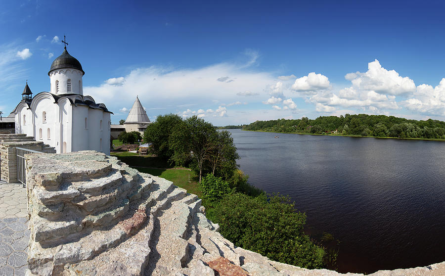 St. George church in Staraya Ladoga fort Photograph by Mikhail Kokhanchikov