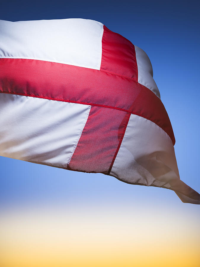 St. George Flag Photograph by Jonathan Knowles