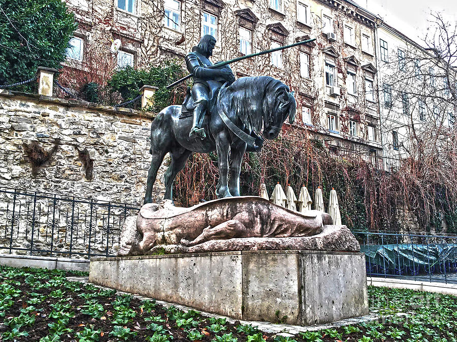 St. George Statue - Zagreb Croatia Photograph by Jasna Dragun