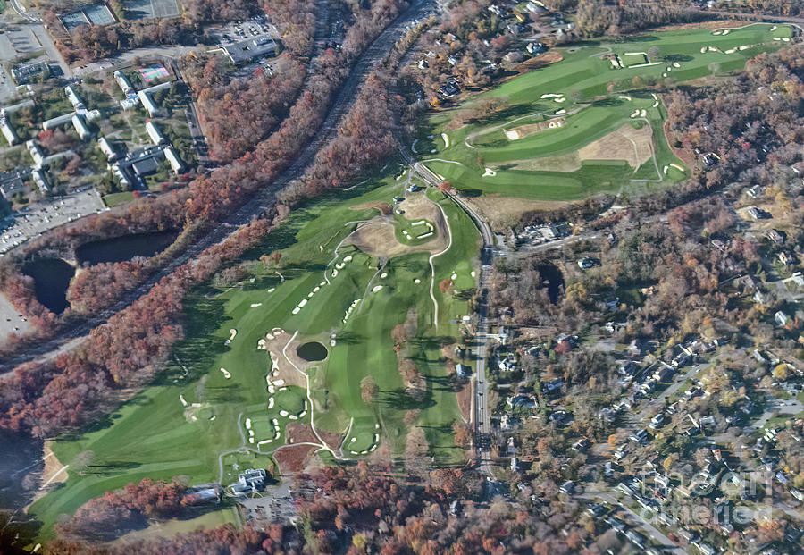St. Georges Golf and Country Club Golf Course in Setauket, New Y Photograph by David Oppenheimer