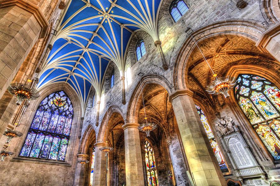 St Giles Cathedral Edinburgh     V2 Photograph by David Pyatt