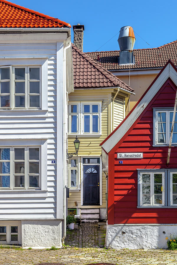 St. Hansstredet Bergen Photograph by W Chris Fooshee