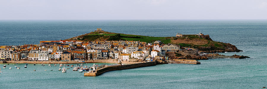 St Ives Harbour Cornwall South West Coast Path Photograph by Sonny Ryse