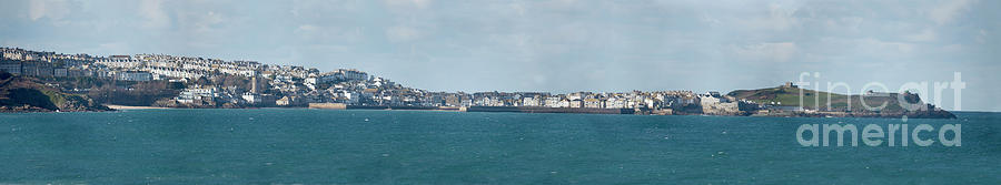 Holiday Photograph - St Ives Panorama by Terri Waters