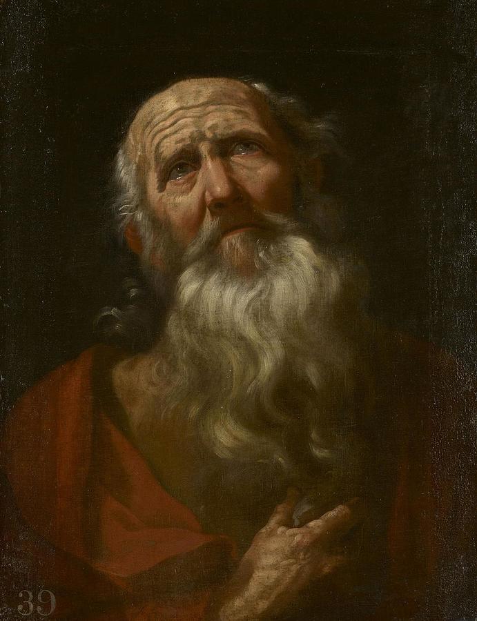 St Jerome Penitent Painting by Guido Reni | Pixels