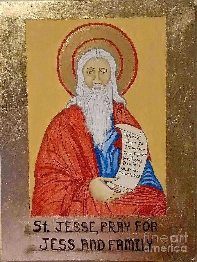 St. Jesse the Righteous Painting by Sherrie Winstead