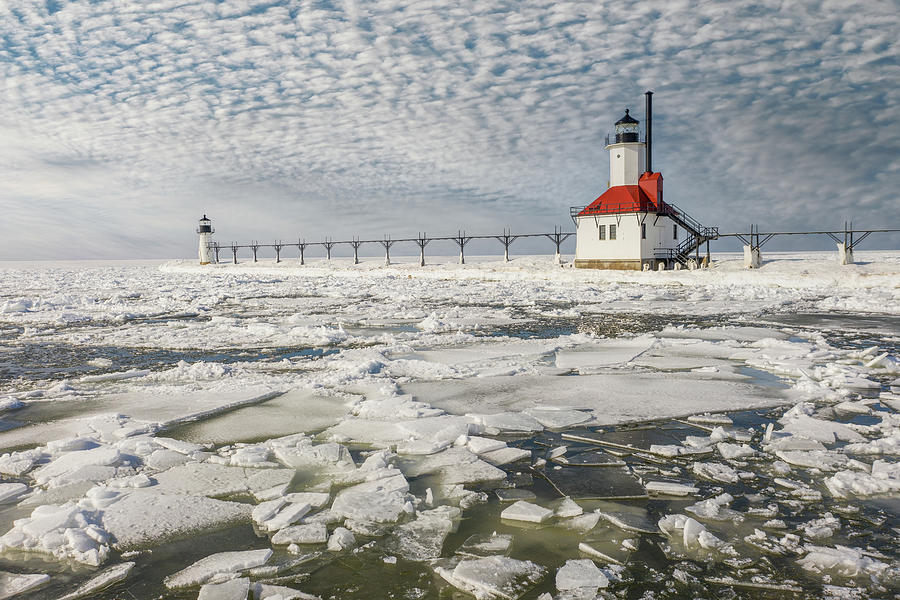 St Joesph Lighthouse Michigan Photograph by John McGraw