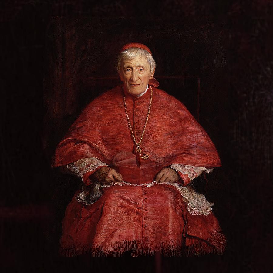  St John Henry Newman Catholic Saint Mixed Media by John Millais